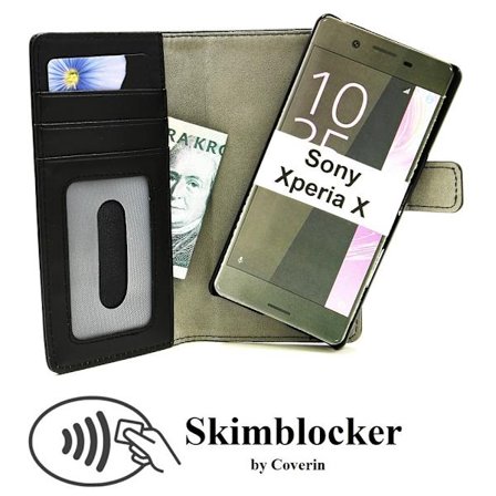 Skimblocker Magnet Wallet Sony Xperia X (F5121)