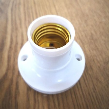 Led Lyspære Holder Pære Sokkel HVIT