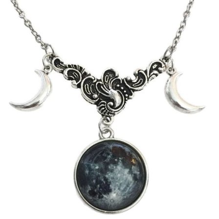 Necklace - Choker - Moon - Crescent Moons