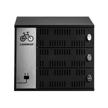 Vindico Security UNIBIKE CHARGE 3 Ladeskap for sykkelbatteri Nøkkellås, Garasjeinnredning & oppbevaring