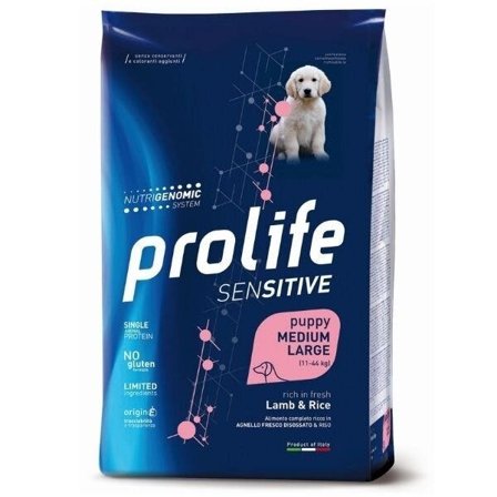Prolife Dog Sensitive Puppy Medium/Large Lamb & Rice 2,5Kg