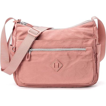 Crossbody-veske for kvinner, vanntett, lett, uformell skulderhåndveske