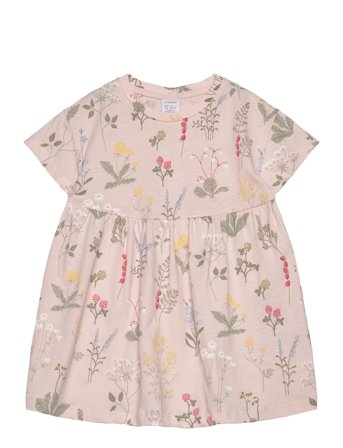 Dress Ss Aop Meadow Pink Lindex