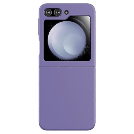 KALEBOL KLB-YTGJ002 Fodral för Samsung Galaxy Z Flip 5G, enfärgad flytande silikon + PC-telefonskal