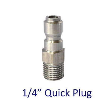 Trycktvätt Foam Cannon Snabbkoppling 1/4" Snöskumslans Snabbfrigöringsplugg G1/4 Skum