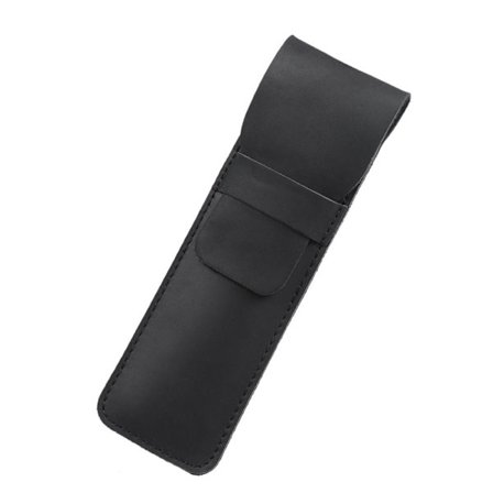 Retro nahkainen kynäpidike Ruskea täytekynäpussi MUSTA PIENI