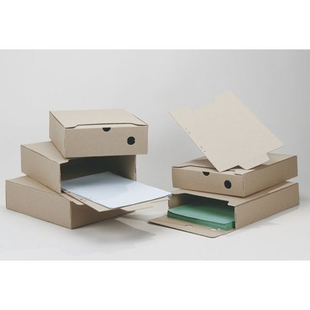 BOXON Arkivbox ES 440 A4 233x315x60mm brun - Lyreco - Kontorsmaterial - Arkivering och kontorsförvaring - Arkivkartonger och boxar