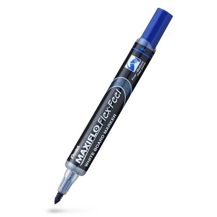 PENTEL Whiteboardpenna Maxiflo Flex blå - Lyreco - Kontorsmaterial - Pennor - Whiteboardpennor - Skuren spets