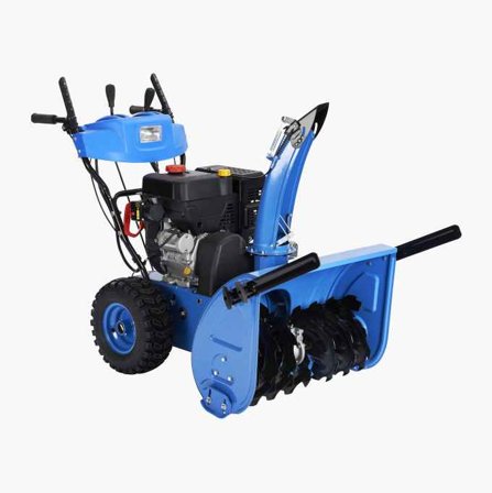 Biltema - ST11002 Snøfreser - Kraftfull totrinns med 4-taktsmotor, 11 hk, Elstart, Elektriske Oppvarmede Håndtak, Lys, 6 gir, 2 revers, K