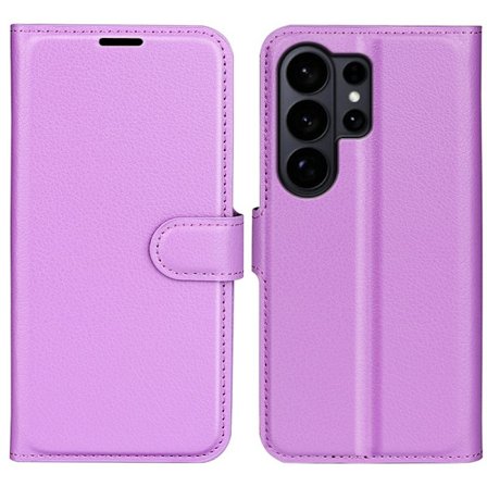 AMORUS Samsung Galaxy S26 Ultra Plånboksfodral Konstläder Ställ - Lila