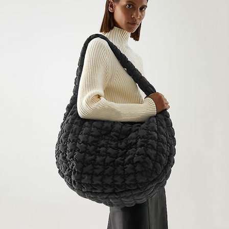 Designer Ruched Håndtaske Luksus Nylon Quiltet Polstret Crossbody Taske Casual Stor Kapacitet Tote Skuldertasker