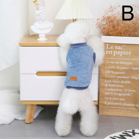 Xuejian Höst Vinter Husdjurskläder Hund Katt Jumper Sammetströjor