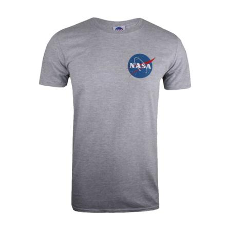Nasa Herr Core Logo T-shirt M Sports Grå
