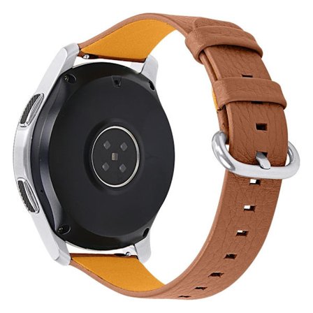 Amazfit GTR 47mm / Pace klockarmband i litchi-koskinn - Brun