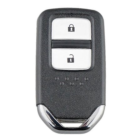 Smart bilnyckel med fjärrkontroll, 2 knappar, 433MHz ID47-chip, kompatibel med Honda Fit /City /Jazz XRV/Venzel HRV 72147-T5A-G01