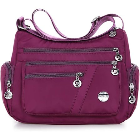 Crossbody-laukut naisille, rennot käsilaukut ja olkalaukut, nailoninen olkalaukku, kevyt vedenpitävä olkalaukku, varkaudenestolaukku