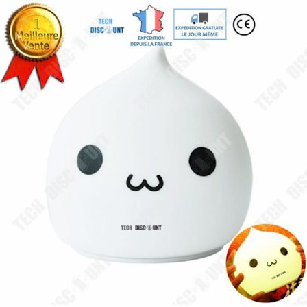 Nattlampett - TD - Vatten Droppe - Silikon LED - Fjärrkontroll - Färgändrande