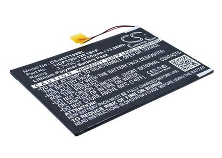 Akku Tabletti for Nuvision Nuvision 10.1", TM1088C -tabletille