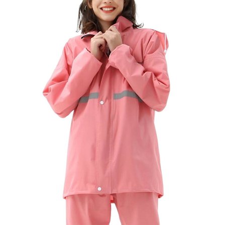 Kaksinkertainen Heijastava Sadetakki Aikuisten Kannettava Vedenpitävä Sadeasu