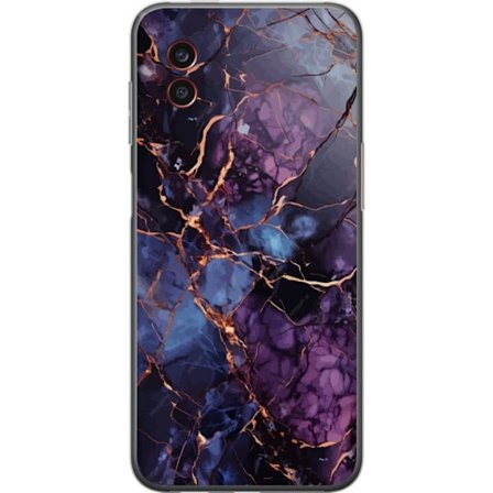 Yhteensopiva Puhelinkuori Samsung Samsung Galaxy Xcover6 Pro Marmori Sininen Violetti