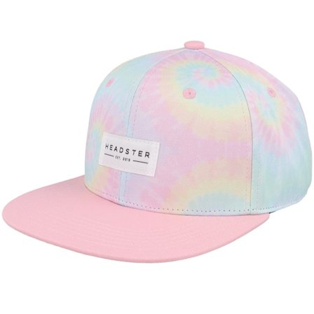 Headster - Pink snapback Czapka Z Daszkiem - Kids Tie Dye Pink Snapback @ Hatstore