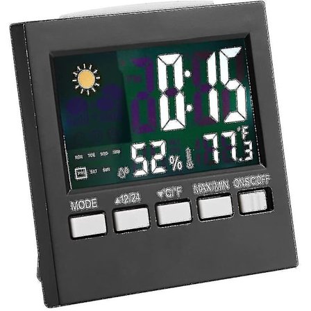 Radio-ohjattu herätyskello digitaalinen radio-ohjattu matkakello [DB]