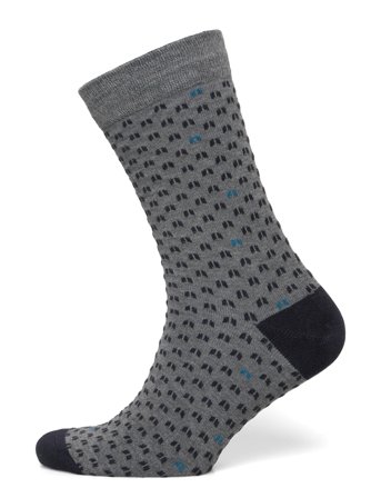 Pattern Bamboo Sock Grey Lindbergh