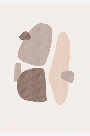 Venture Home - Poster Shapes - Svart - Postere - Fra Homeroom