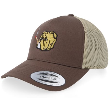 Iconic - Brown - trucker - Cap - Bulldog Cigar Brown/Khaki Trucker - Hatstore
