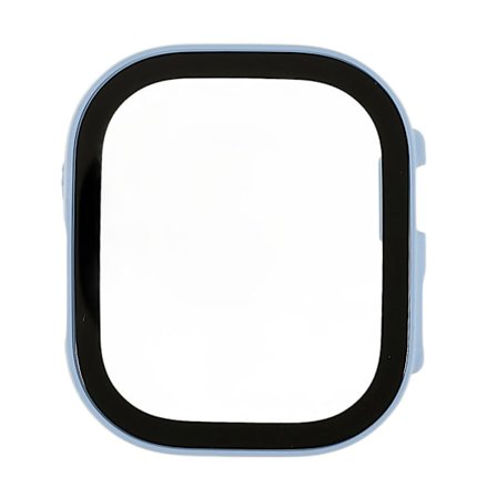 Apple Watch Ultra cover with tempered glass screen protector - Blue