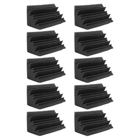 10 stk akustisk skum støyforurensning reduserende polyuretan lydabsorberende skumpanel