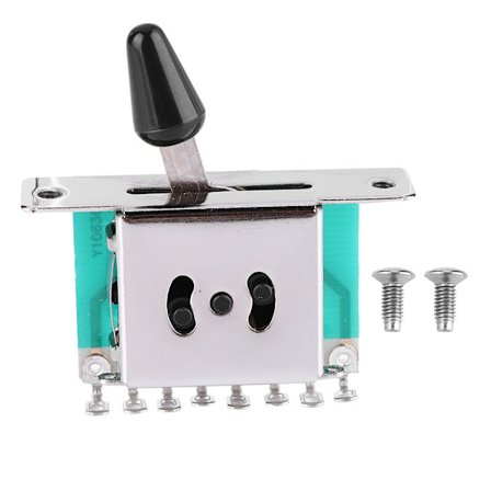 Elektrisk gitar 5-veis bryter kontrollknapp pickupvelger tilbehør