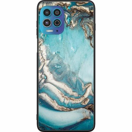 Motorola Moto G100 Svart Skal Mönster