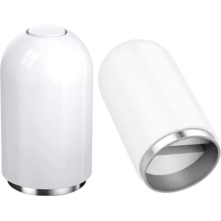Udskiftningsmagnetlåg til Apple Pencil 1. generation iPencil Udskiftningsmagnetlåg til Aapple Pencil-låg (2 stk., hvid) (HK)
