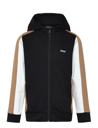 BOSS Hooded Cardigan - Black - 138