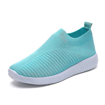 Löpning Walking Stickning Sock Sneakers Slip On Shoes For Women W