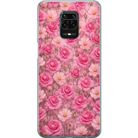 Kompatibel Mobilcover til Xiaomi Redmi Note 9 Pro Petal Reverie Blush Rose