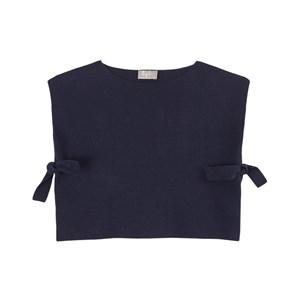 Il Gufo Blue Sleeveless Gilet 12 Years - Tops - 12 years - Navy - Mädchen