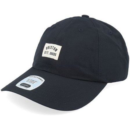 Brixton - Svart unconstructed Keps - Woodburn Black Nylon Dad Cap @ Hatstore