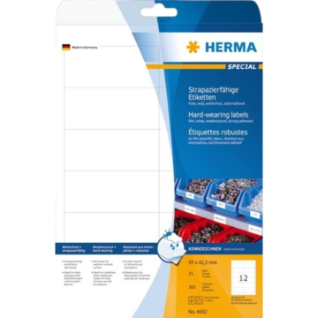Etikett Herma 97X42,3 Matt