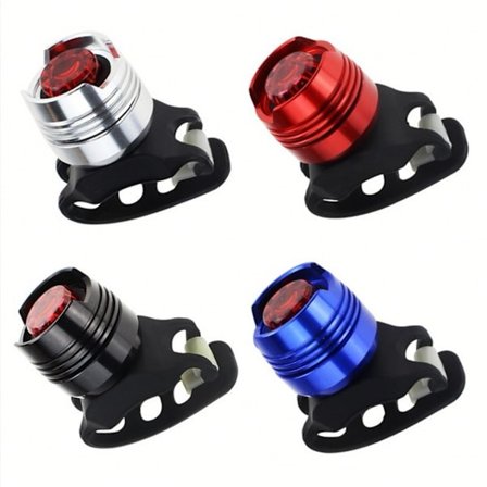 4 stk. bærbare røde marine LED-båtlys i aluminium, Led N