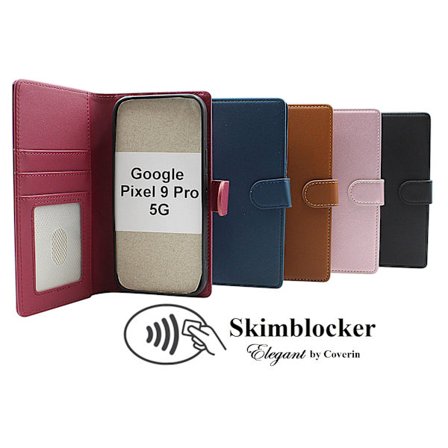 Skimblocker Google Pixel 9 / Pixel 9 Pro 5G Plånboksfodral