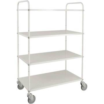 Lätt Hyllvagn Hög 4 Plan Obrom