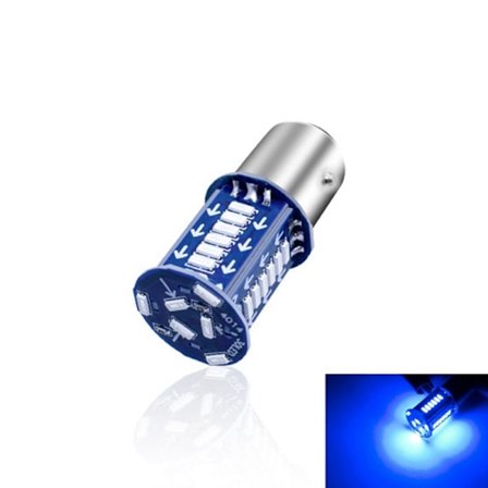 4 Stk Strobe Bremselys 1157 Led Pære BLÅ BLÅ