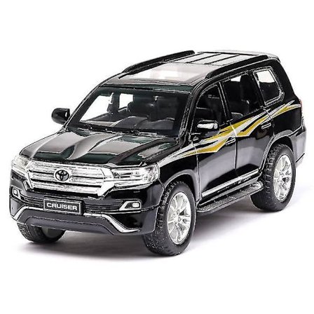1:32 Leksaksbil TOYOTA LAND CRUISER Legeringsbil (svart)