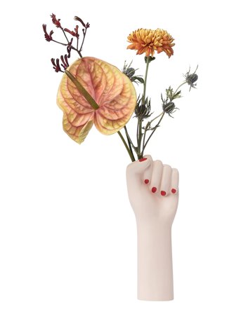 Vase - Girl Power White DOIY