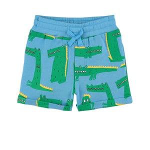 Stella McCartney Kids Blue Crocodile Print Shorts 9 Months - Shorts - 9 months - Blue