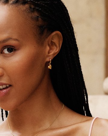 Edblad Amorina Hoops Guldig Smycken Tjej - Kids Brand Store