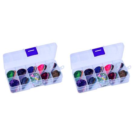 3 Laatikkoa / 100 kpl Kitara Harjoituspoimijat Kannettavat Kitarapoimijat Sormisuojat 2 oxe2.5X3CM 2 oxe 2.5X3CM
