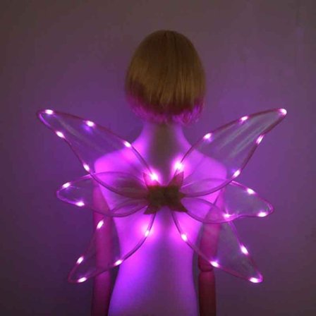 Fairy Wings Farverige Wings PINK